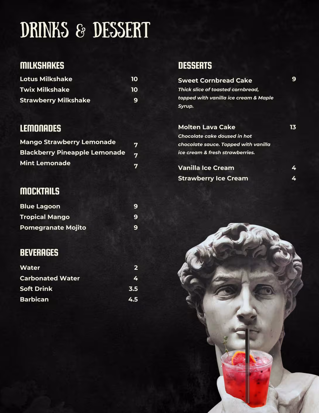 Toronto Menu halal BBQ menu page 8